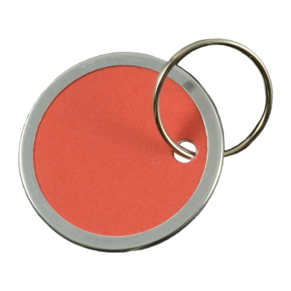 Midwest Fastener 1-1/4" Red Paper Tags with Metal Rings 15PK 35624